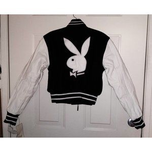 Playboy Vintage 90’s Reversible Varsity Jacket Size Small Woman NWT